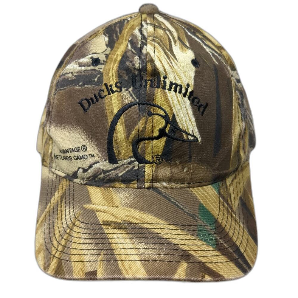 Dorfman-Pacific Snapback Brown One Size Camo Ducks Unlimited Mallard Cotton Hat